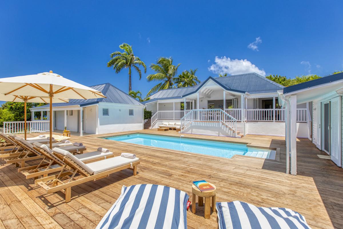 A louer villa 4 chambre Terres Basses Saint Martin_ Piscine - 2